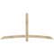 Ekena Millwork Bellingham Rough Sawn Timber Gable Bracket, Douglas Fir, 84"W x 42"H x 4"D x 4"F, 12/12 Pitch GBW084X42X0404BEL00RDF - alternate 1